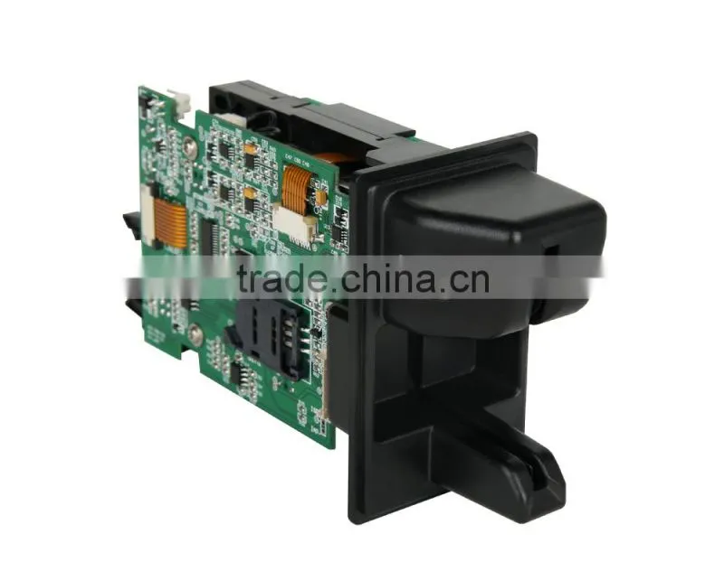 Manual insertion samrt card reader for Self-service Terminal hybrid card reader
