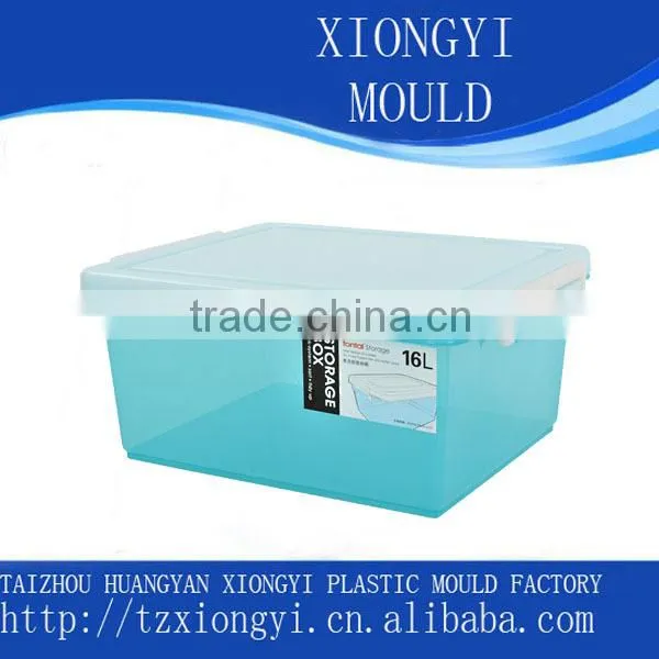custom EU standard plastic rectangular storage box mold manufacturer
