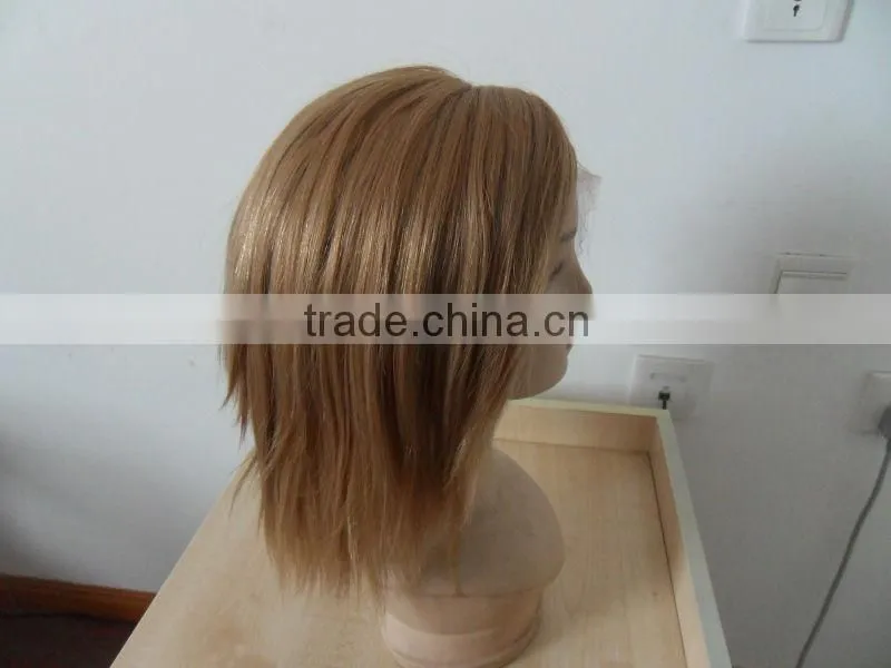 blonde color wholesale brazilian hair full lace wig