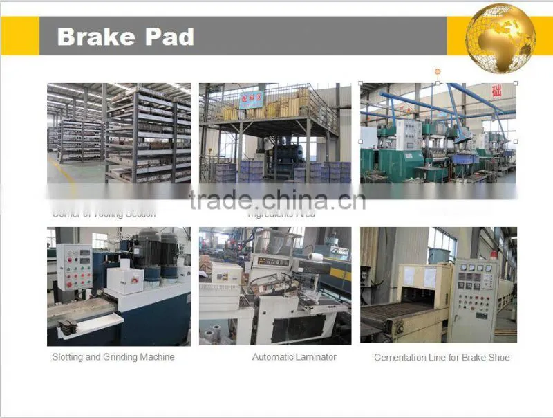 brake pad for Japanese car D1087 china factory