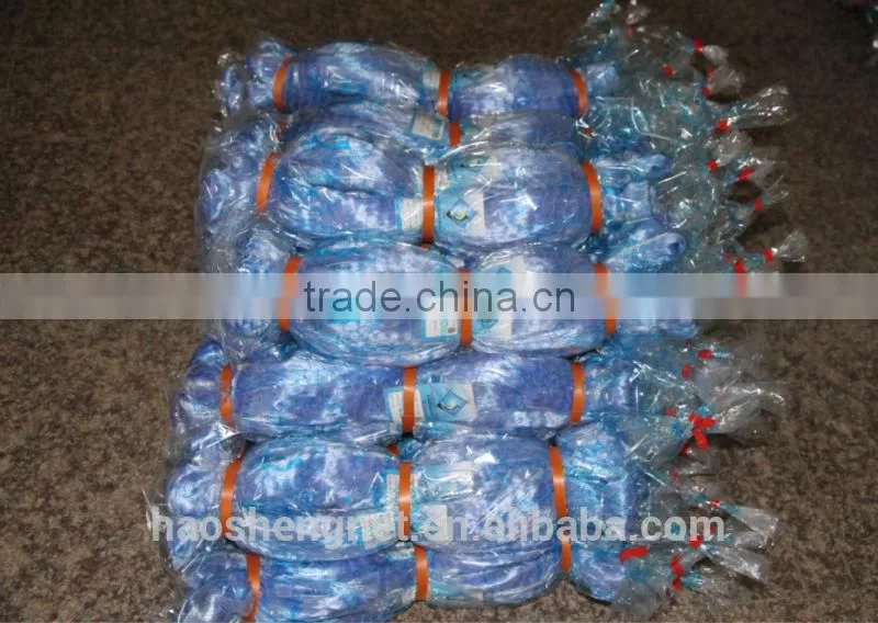blue nylon fishing net
