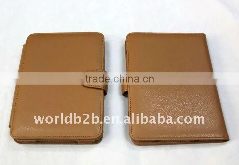 Booklet design Leather Cover Case for the Kindle Touch