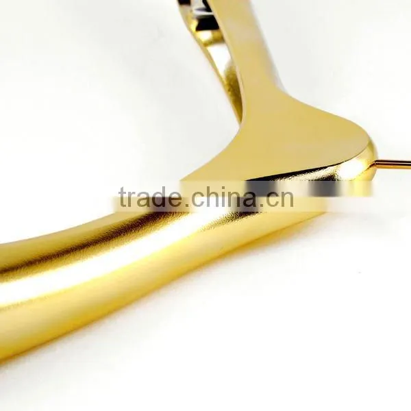 Plastic Gold Plated Jacket Hanger for Bathroom Accessory