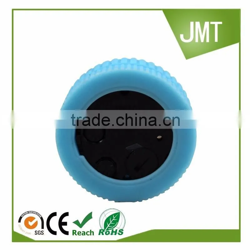 Unique design small tyre shape silicone alarm clock
