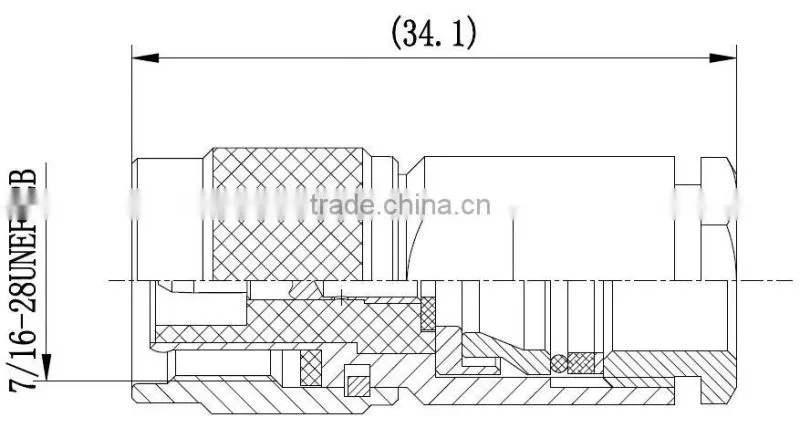 TNC MALE CONNECTOR FOR LMR300 CABLE