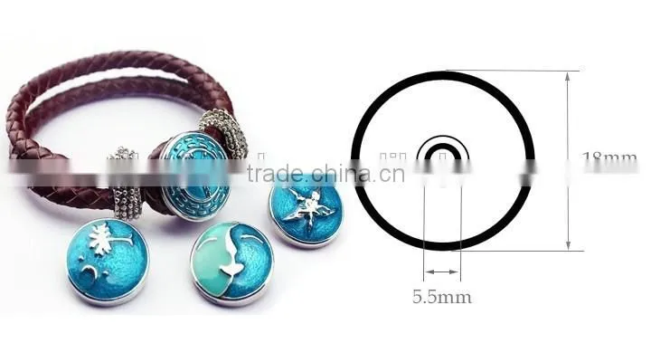 2016 Snap Jewelry Fit 18mm Ginger Snaps Buttons For Women DIY Jewelry