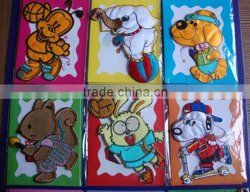 fashional fabric embroidered sticker