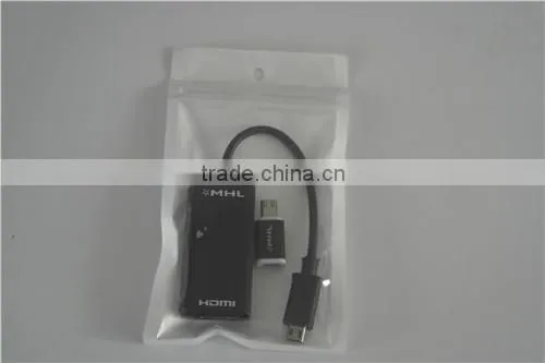 MHL Micro USB to HDMIHDTV Adapter + Remote Control For Samsung cabletolink top quality