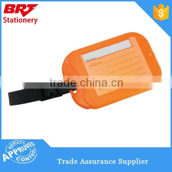 Hot selling clear color plastic luggage tags
