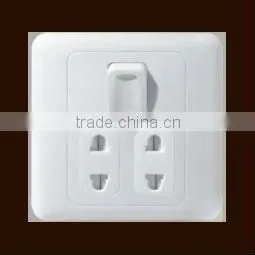 4 gang switch and 4 gang socket with Luminous lamp