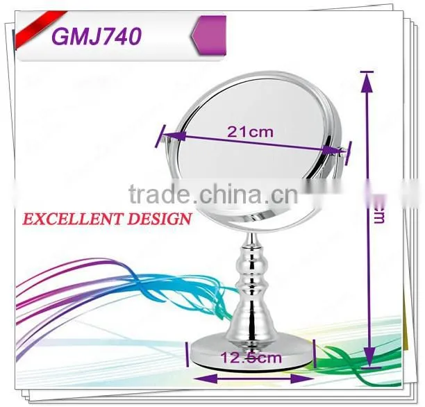 Hot Sale Desktop Stand Makeup Mirror Double Sided Rotatable Mirror Table Cosmetic Mirror