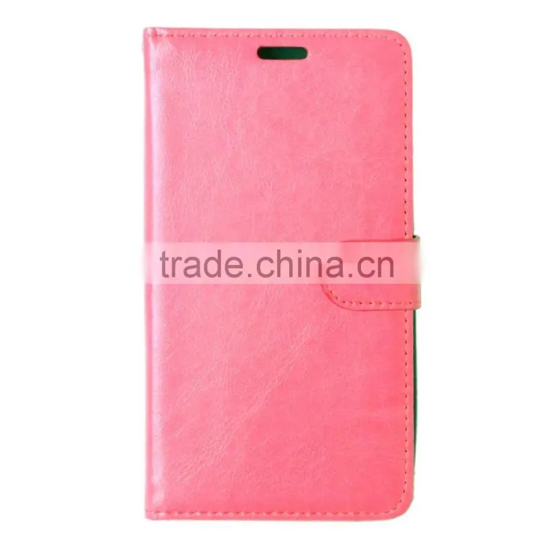 PU Leather Cell Phone Flip Wallet Kickstand Case for ASUS ZenFone 2