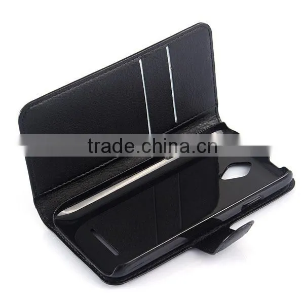 Slim Wallet Flip Cover For Vodafone Smart 4 Turbo