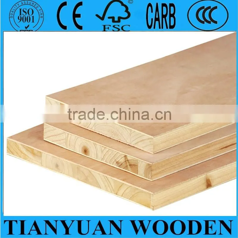 Pine core/Paulownia core/Malacca core 12mm blockboard