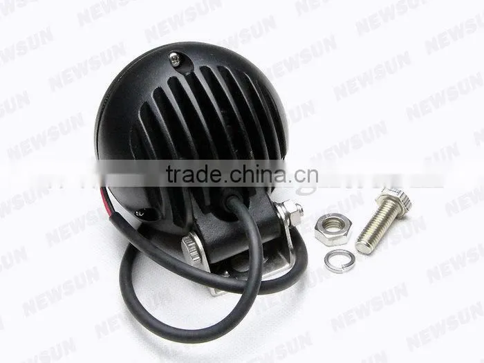 Stainless Steel LED Work Light,15W 60/15 Degree Led Work Light, LED Driving Light For Tractor Forklift Off-road ATV Excavat