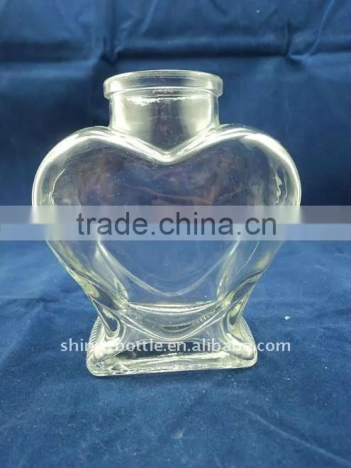 65ml heart shape glass jar