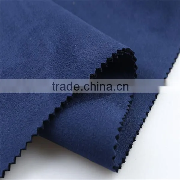 2015 New arrival Garment use Wholesale suede fabric for sofa fabric
