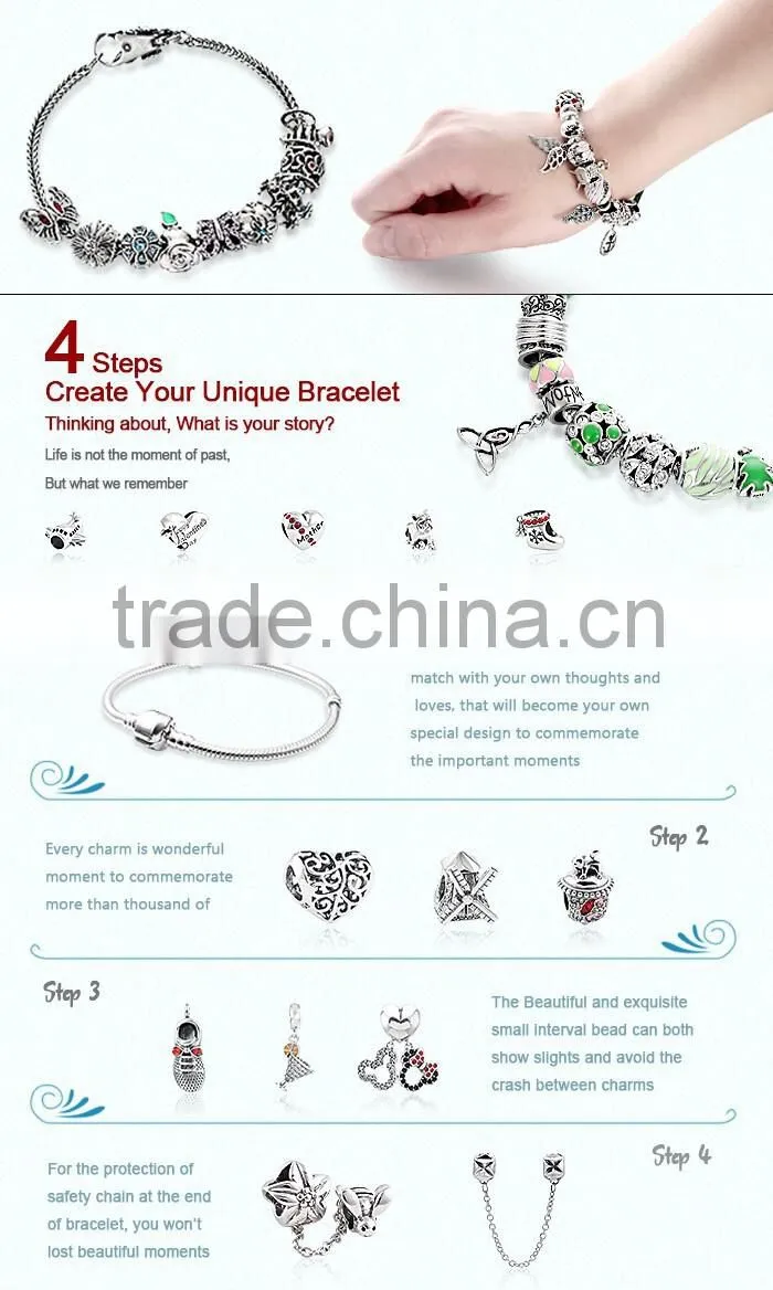 diy charms 925 sterling silver baseball charms bracelet beads