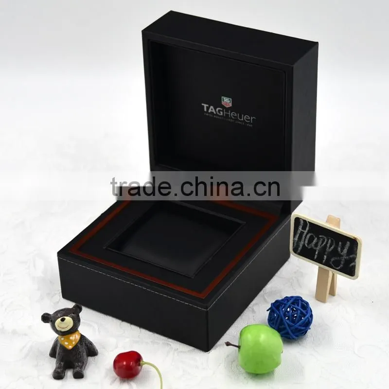 Expensive Leather Box, Luxury Pu Watch box, Black Pu Watch Box