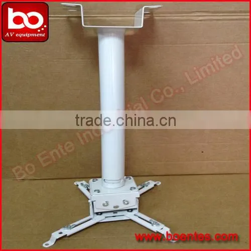 Office Projector Ceiling Retractable Cold Rolled Steel Mount Bracket with Universal Adapter Plate for BM-1.0