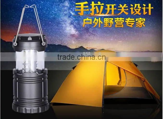 Outdoor Camping Multi-functional Portable Emergency USB Rechargeable Bright LED Light Lamp Flashlight