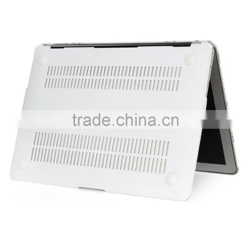 White+Gold Rubberized Hard PC Marble Case for MacBook 13 inch