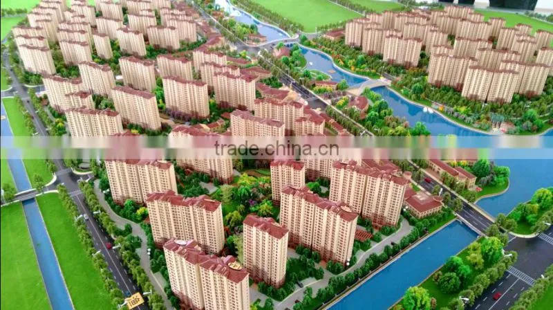 Scale 1/200 Service Flat House Building Model real estate