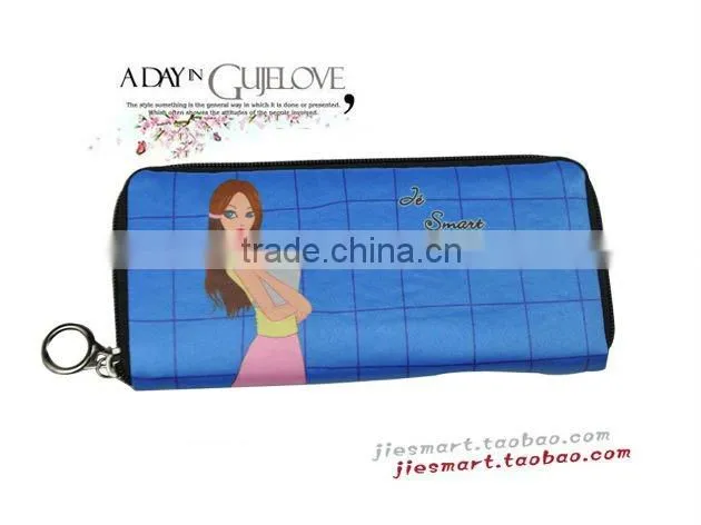 JSMART photo bag long wallet sublimation printing microfiber