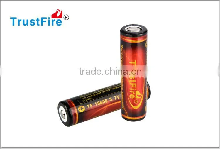 18650 3000mah lithium battery 3.7v Li-ion battery 18650 battery TrustFire rechargeable battery with PCB