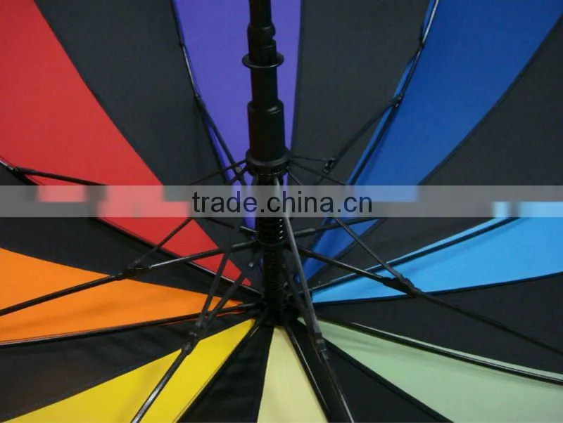 high quality auto maple windproof fiberglass strong umbrella