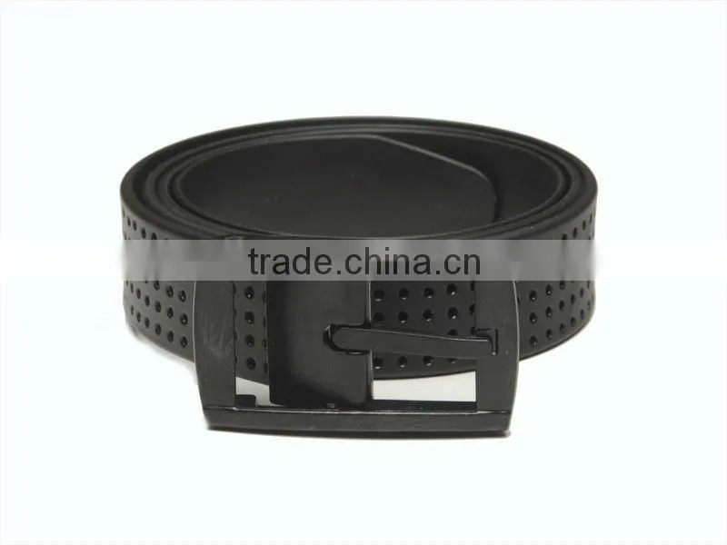 fashion colorful silicone rubber belt