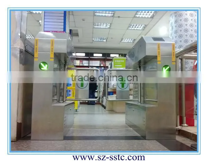 Full automatic fast speed gate OEM swing barrier gate for Biometric Access Control