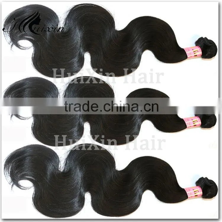New products bleachable popular double weft brand name human hair