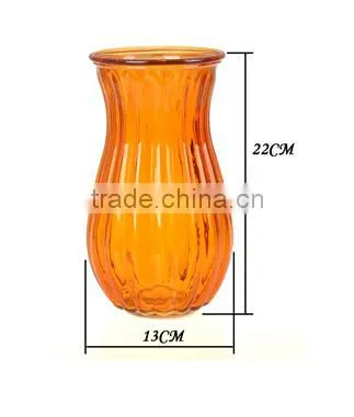 Royal blue mini glass vases wedding centerpiece