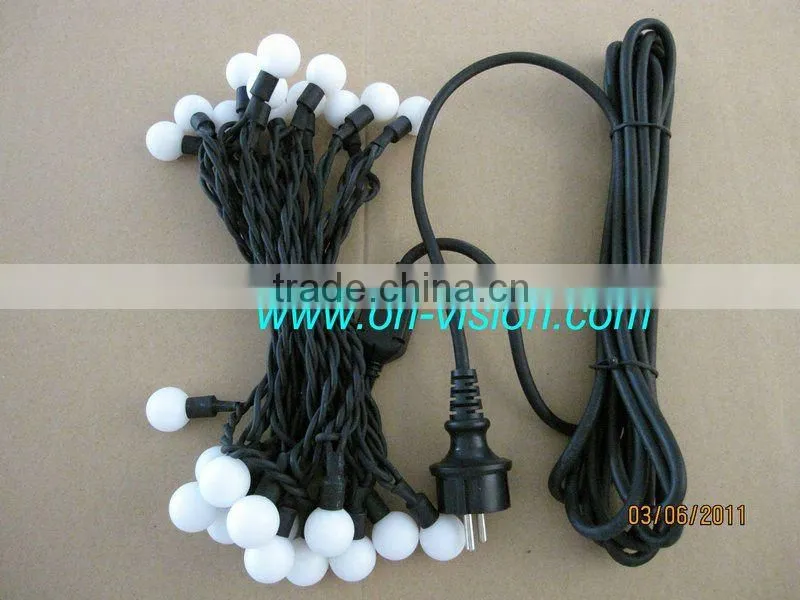 CE RoHS outdoor use ball cover RGB string light