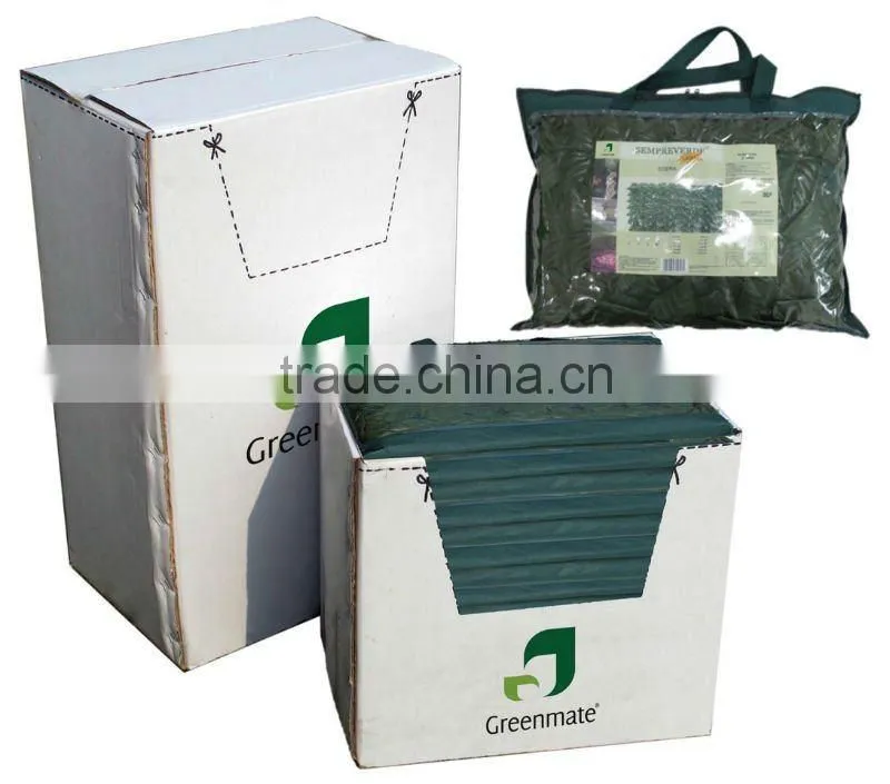 Garden ornaments artificial leaf fence