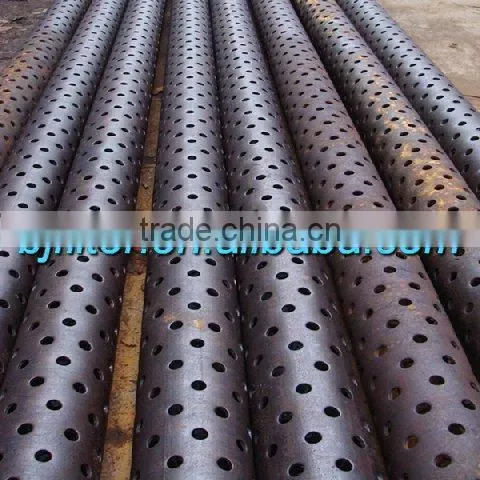 china manufacturer building material galvanized spiral perforated pipe