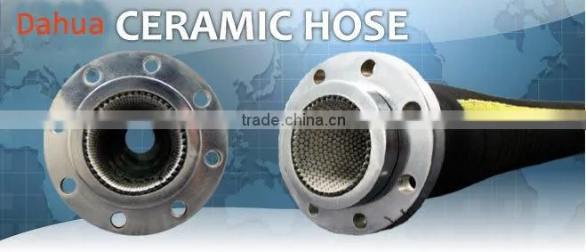 Wear Resistant Ceramic Lined Flexible Rubber Hose