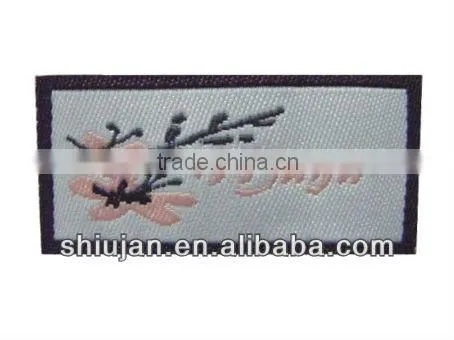 custom wholesale woven garment label/clothing label