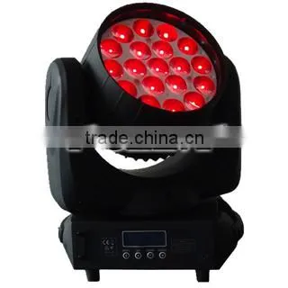 19 x 10w moving head light led zoom wash moving head