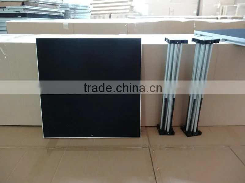 Manufacturer Price! Portable Stage Color Black Or Grey Wedding Stage Backdrop Decoration