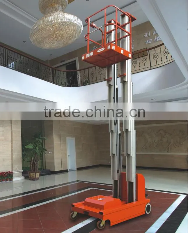 9.0m Self-Propelled Double mast Aluminium work platform