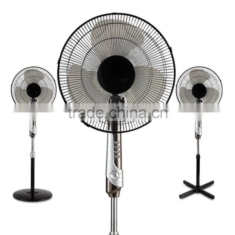 2016 floor stand pedestal 16 inch electric round base fan for home use made in china