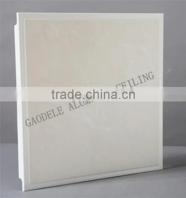 Stone Pattern Aluminum Ceiling Tiles for Bathroom 300*300mm