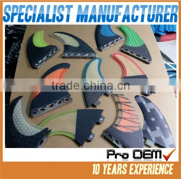 Best sellers FCSII fin system 100% hand crafted surfboard fins/Performance core G5/G7 surfboard fins