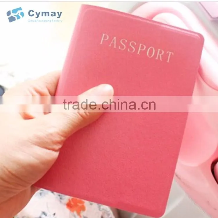 Cheap PVC passport holder clear plastic cover