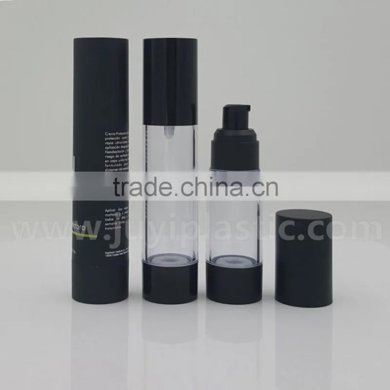 Plastic cosmetic bottles, airless pump bottles for packaging,plastic bottles