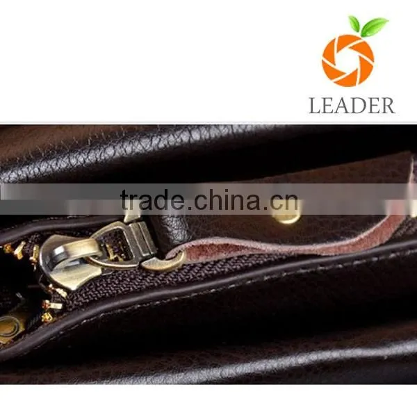 Multifunction latest design man shoulder bag leather