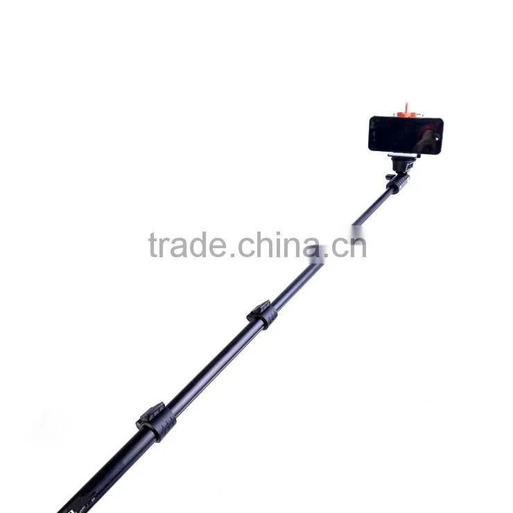 Retractable 48.4-inch Selfie Stick Self Portrait Monopod/Unipod With Clip Phone Holder For Camera Mobilephones