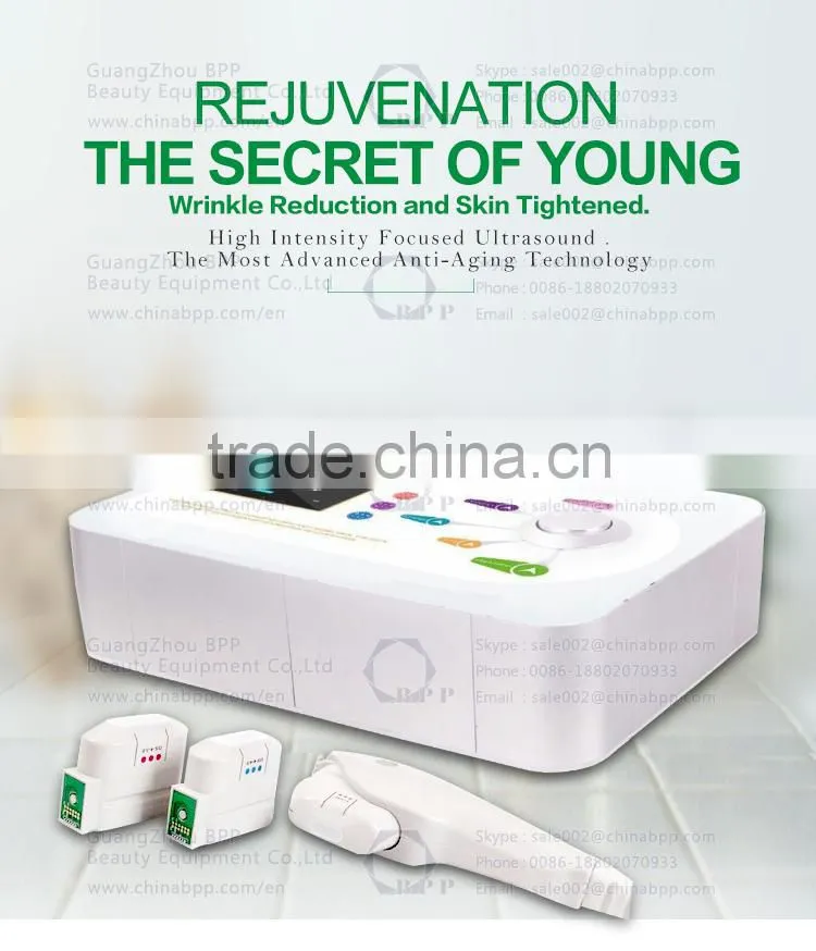2016 new technology medical hifu machine for face lift and wrinkle removal
